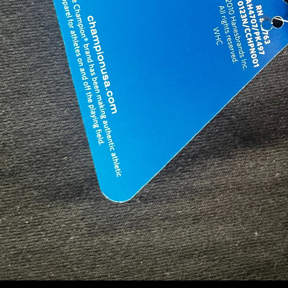 NEW/UNISEX} Champion Tee-Shirt, Black/ XXL - Picture 7 of 11